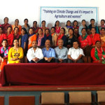 Women participants at the training on 'Climate Change and it's impact in agriculture and women'